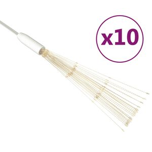 vidaXL Božićna svjetla vatromet 10 kom topla bijela 20 cm 1400 LED