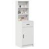 vidaXL Highboard Bijelo 40 x 40,5 x 135 cm Konstruirano drvo
