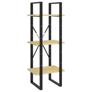 vidaXL Ormarić za knjige s 3 razine 40 x 30 x 105 cm masivna borovina