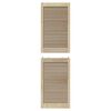 vidaXL Ormarna vrata s vratima 2 pcs Prirodna 170 x 2,1 x 49,5 cm
