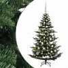 vidaXL Umjetno božićno drvce s kuglicom 120 cm 150 LED lampica
