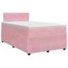 vidaXL Boxspring krevet s madracem Ružičasta 120 x 190 cm Bar&scaron;un