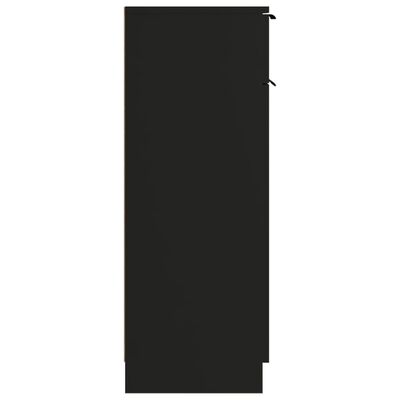 vidaXL Kupaonski ormarić crni 32 x 34 x 90 cm od konstruiranog drva