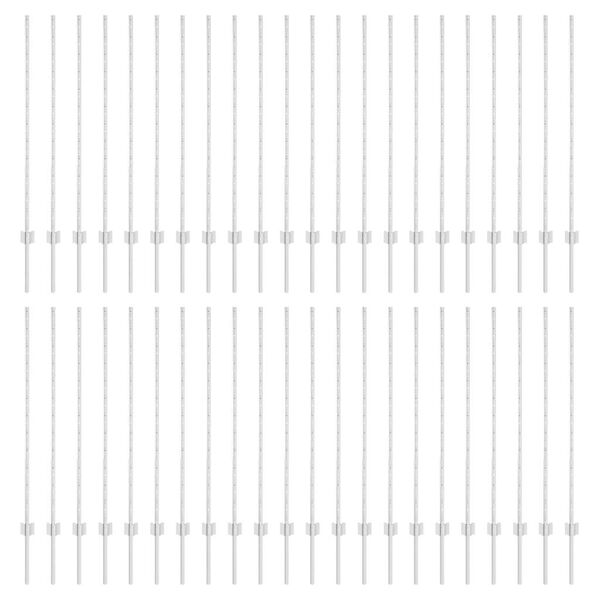 vidaXL Ograde 88 pcs Srebrno 160 cm Čelik