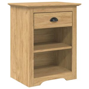 vidaXL Noćni ormar BODO Medeno smeđa 53 x 38,5 x 67 cm