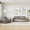 vidaXL Sofa 2 pcs Sivo-smeđa 182 x 80 x 82 cm tkanina
