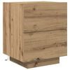 vidaXL Noćni ormar Umjetnički hrast 45 x 40 x 55 cm Konstruirano drvo