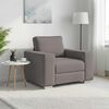 vidaXL Sofa 59cm Sivo-smeđa tkanina