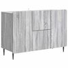 vidaXL Kreveta Siva sonoma 89 x 34,5 x 62 cm Konstruirano drvo