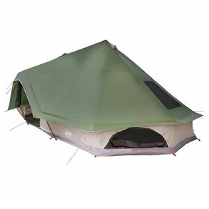 vidaXL Obiteljski tipi šator s krovom Zelena 680 x 430 x 270 cm