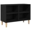vidaXL TV ormar 69,5 x 30 x 50 cm Crni hrast Konstruirano drvo