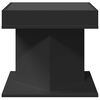 vidaXL Stolić za kavu LED crni 50x50x45 cm od konstruiranog drva