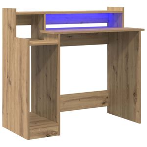 vidaXL Stol Umjetnički hrast 97 x 45 x 90 cm Konstruirano drvo