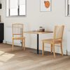 vidaXL Trpezarijske stolice 2 pcs Prirodna 50 x 52,5 x 91 cm