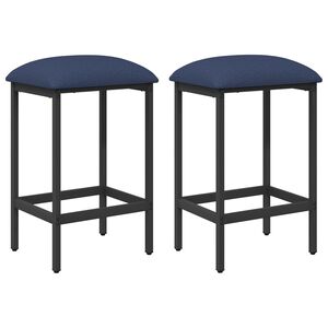 vidaXL Barska stolica 2 kom. Plava 40 x 32 x 64 cm Konstruirano drvo