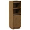 vidaXL Visoka komoda boja meda 37 x 34 x 110 cm od masivne borovine