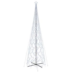 vidaXL Stožasto božićno drvce hladno bijelo 3000 LED žarulja 230x800cm