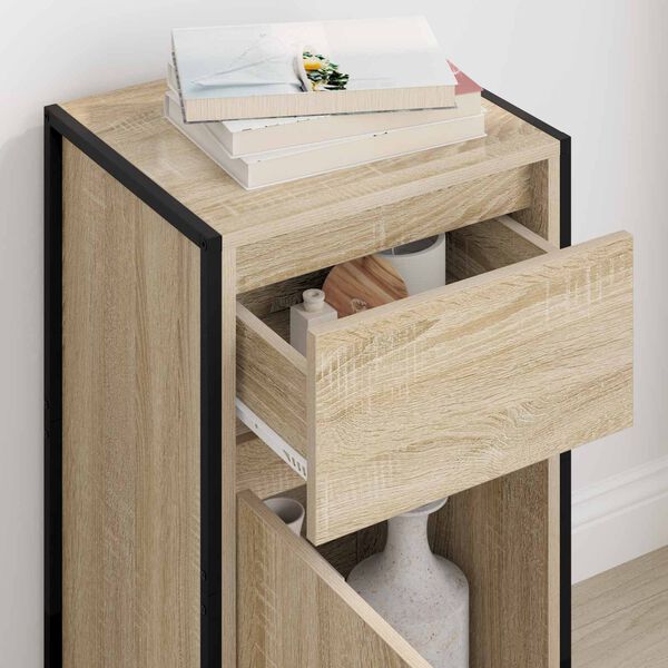 vidaXL Kreveta s ladicama Sonoma 81 x 36 x 150.5 cm Konstruirano drvo