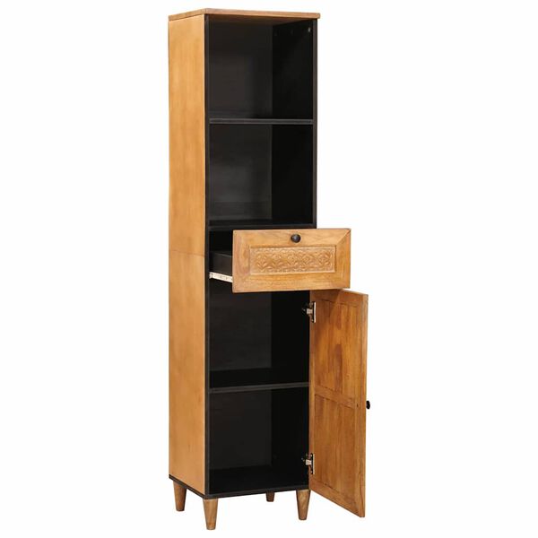 vidaXL Kupaonski ormar s ladicama Svijetlosmeđa 38 x 33 x 160 cm