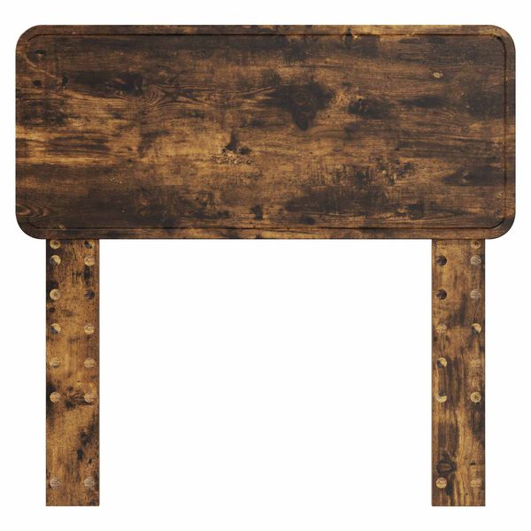 vidaXL Uzglavlje s uzglavljem Dimljeni hrast 100 cm Konstruirano drvo