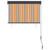 vidaXL Vanjska roleta 100 x 250 cm žuto-bijela