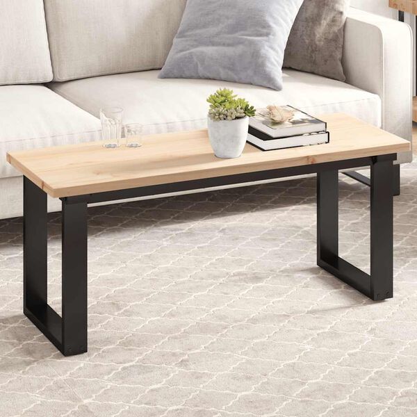 vidaXL Ploča za stol 110 x 40 x 2,5 cm od masivne borovine pravokutna