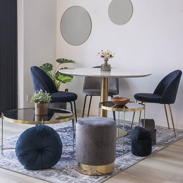 House Nordic tabure Myla sivi