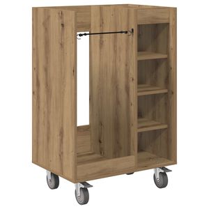 vidaXL Golf ormar s kotačem Umjetnički hrast 65 x 45 x 98 cm