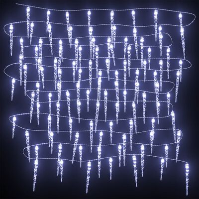 vidaXL Božićna svjetla sige 200 LED hladna bijela 20 m akrilna PVC
