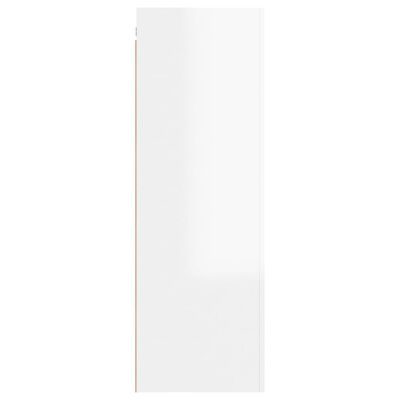 vidaXL TV ormarić sjajni bijeli 30,5 x 30 x 90 cm konstruirano drvo