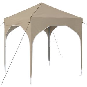 vidaXL Rastezljivi &scaron;ator za zabave 194 x 194 x 245 cm Krem
