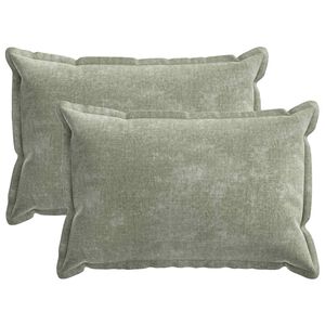 vidaXL Presvlaka za jastuk 2 pcs HOUTEN Zelena 30 x 50 cm