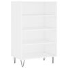 vidaXL Visoka komoda bijela 57 x 35 x 90 cm od konstruiranog drva