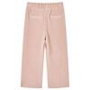 Dječje hlače od samta svjetloružičaste 92