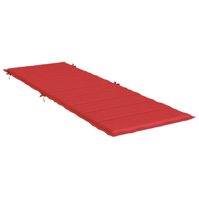 vidaXL Jastuk za ležaljku crveni 186 x 58 x 3 cm od tkanine Oxford