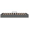 vidaXL Krevet s od storage s uzglavljem Tamno siva 90 x 190 cm tkanina