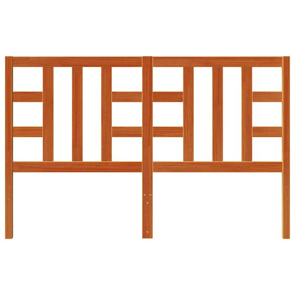 vidaXL Uzglavlje vo&scaron;tano smeđe 150 cm od masivne borovine