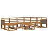 vidaXL Set vanjskih sofa 8 pcs Prirodna Čvrsto drvo akacije