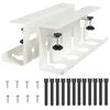 vidaXL Pohranite kablove ispod stola 2 pcs Bijela 43 x 10 x 15 cm