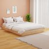 vidaXL Okvir za krevet od masivnog drva 120 x 190 cm mali bračni
