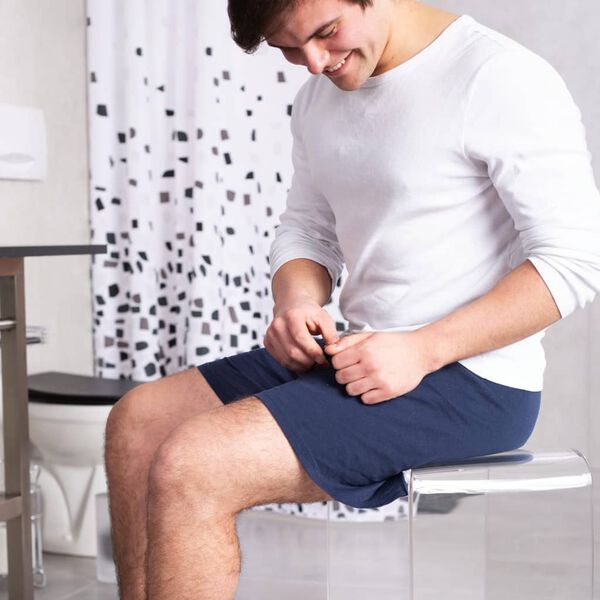 RIDDER kupaonski stolac Trendy prozirni