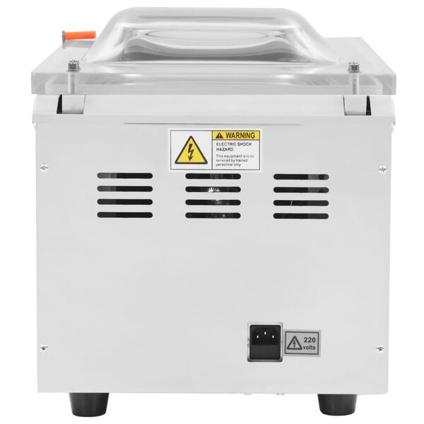 vidaXL Uređaj za vakuumsko pakiranje 350 W od nehrđajućeg čelika