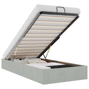 vidaXL Okvir za krevet bez madraca svjetlosivi 80x200 cm bar&scaron;unasti