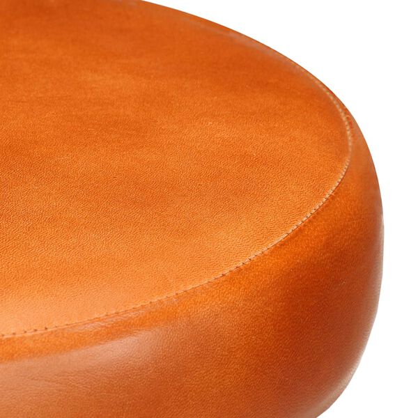 vidaXL Barski stolci od prave kože 2 kom