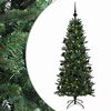 vidaXL Umjetno božićno drvce s kuglicom 120 cm 150 LED lampica