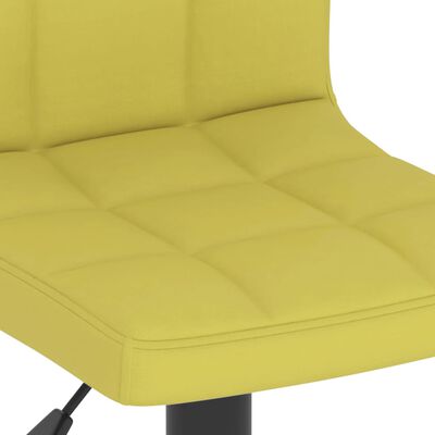vidaXL Barski stolac od tkanine zeleni