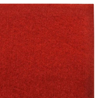 vidaXL Crveni tepih 1 x 5 m Ekstra teški 400 g / m2