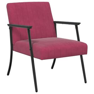 vidaXL fotelja Vinska crvena 59 x 75 x 78 cm Bar&scaron;un