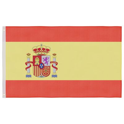 vidaXL Španjolska zastava i jarbol 5,55 m aluminijski