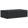 vidaXL Stolna montirana na zid Crna 59 x 34,5 x 17 cm